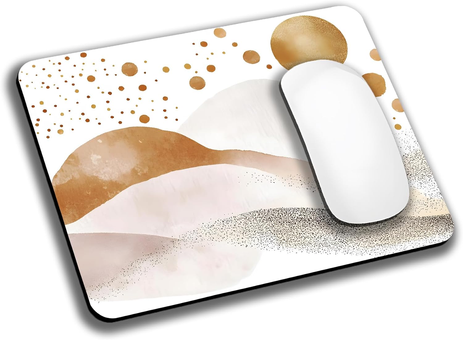 Aesthetics Misty Forest Mountain Mouse Pads for Desk, Portable Wireless Computer Mouse pad Small Design with Women, Non-Slip Rubber Base Laptop Mousepad 9.5" x 7.9" Smooth Surface for Office & Travel - Image 20