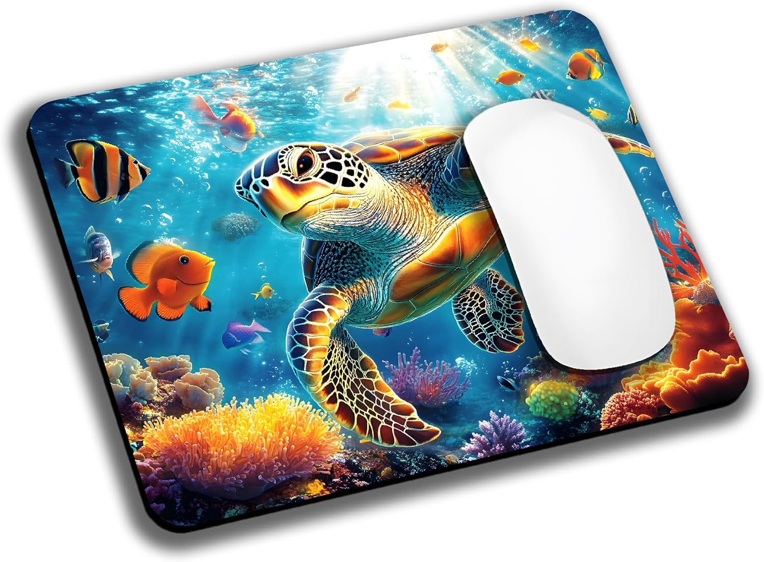 Aesthetics Misty Forest Mountain Mouse Pads for Desk, Portable Wireless Computer Mouse pad Small Design with Women, Non-Slip Rubber Base Laptop Mousepad 9.5" x 7.9" Smooth Surface for Office & Travel - Image 22