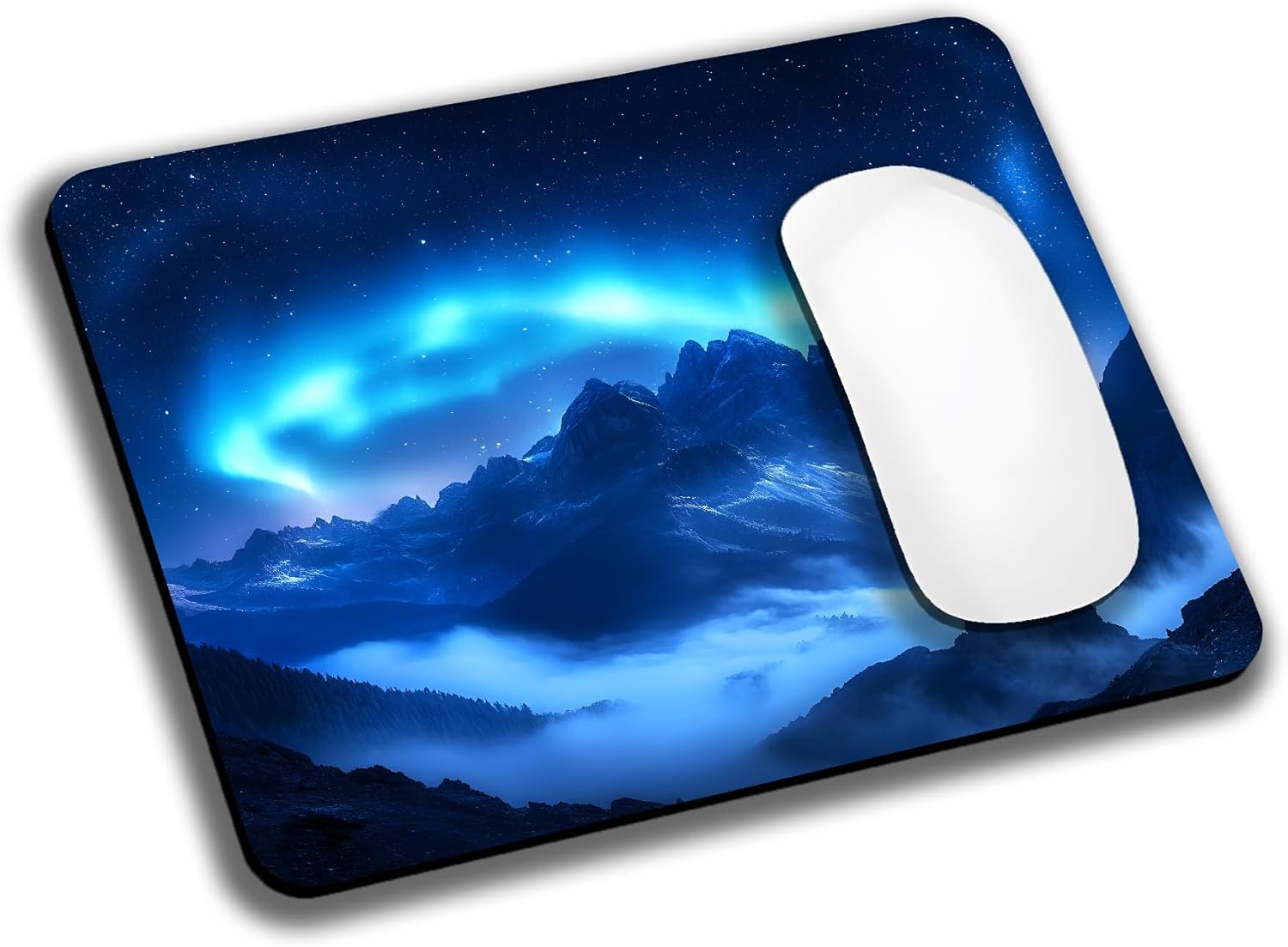 Aesthetics Misty Forest Mountain Mouse Pads for Desk, Portable Wireless Computer Mouse pad Small Design with Women, Non-Slip Rubber Base Laptop Mousepad 9.5" x 7.9" Smooth Surface for Office & Travel - Image 19