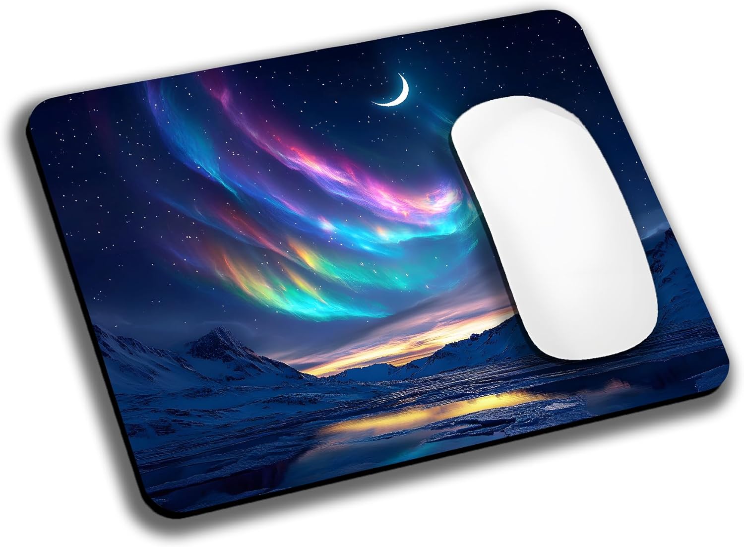 Aesthetics Misty Forest Mountain Mouse Pads for Desk, Portable Wireless Computer Mouse pad Small Design with Women, Non-Slip Rubber Base Laptop Mousepad 9.5" x 7.9" Smooth Surface for Office & Travel - Image 17