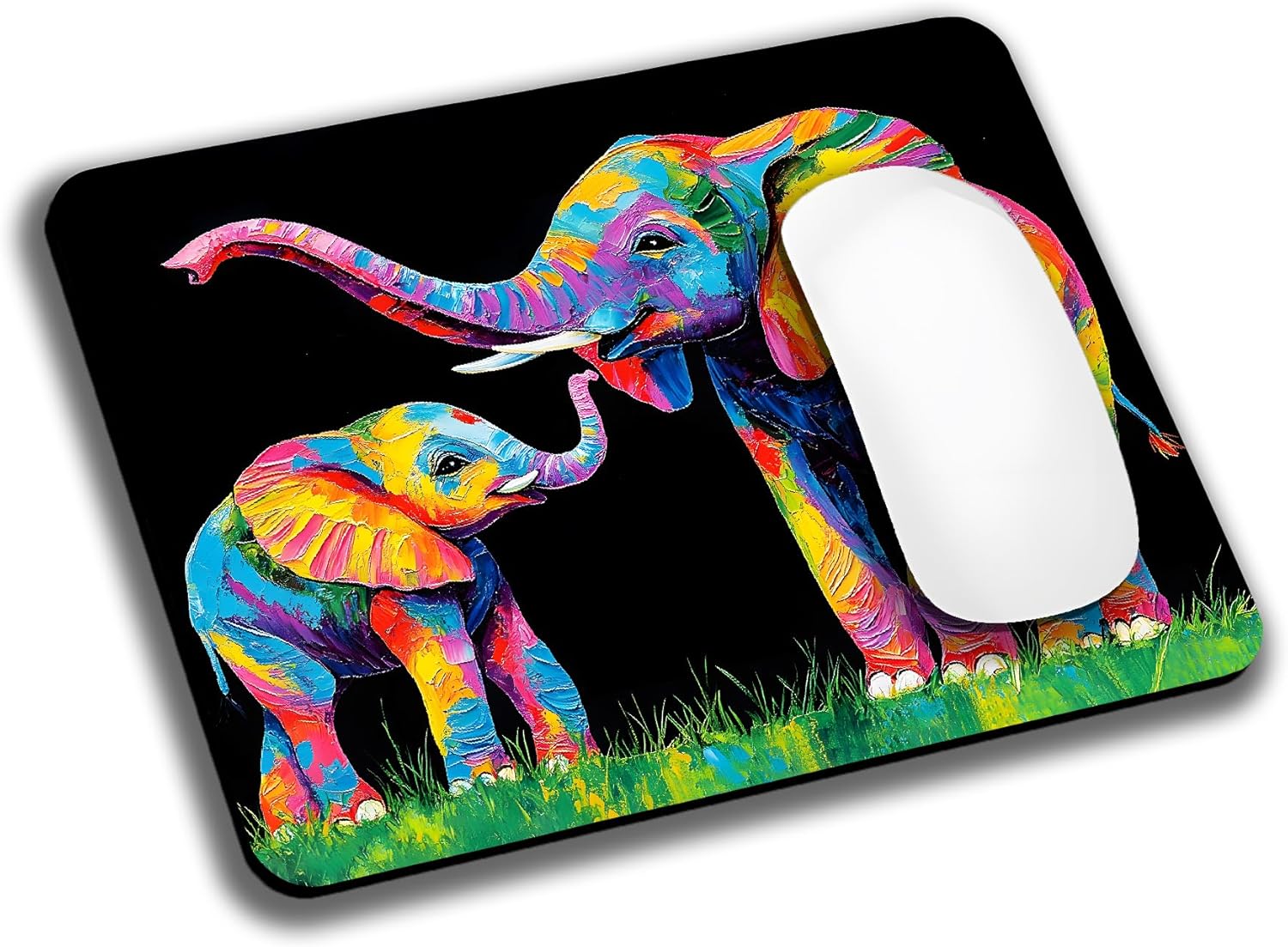 Aesthetics Misty Forest Mountain Mouse Pads for Desk, Portable Wireless Computer Mouse pad Small Design with Women, Non-Slip Rubber Base Laptop Mousepad 9.5" x 7.9" Smooth Surface for Office & Travel - Image 12