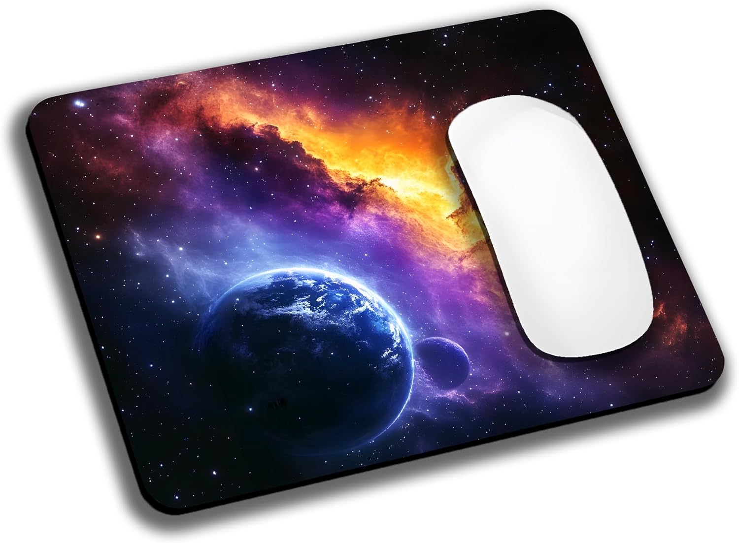 Aesthetics Misty Forest Mountain Mouse Pads for Desk, Portable Wireless Computer Mouse pad Small Design with Women, Non-Slip Rubber Base Laptop Mousepad 9.5" x 7.9" Smooth Surface for Office & Travel - Image 14