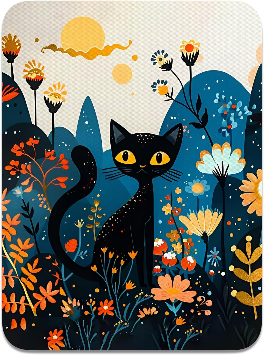 Atufsuat Small Mouse Pad, Mini Mouse Pad 6 x 8 In, Thick Rubber Waterproof Mouse Mat, Cute Mousepad for Women Men Kids Wireless Mouse Mini Laptops Keyboard Tray Home Office Travel, Floral Pink Flowers - Image 31