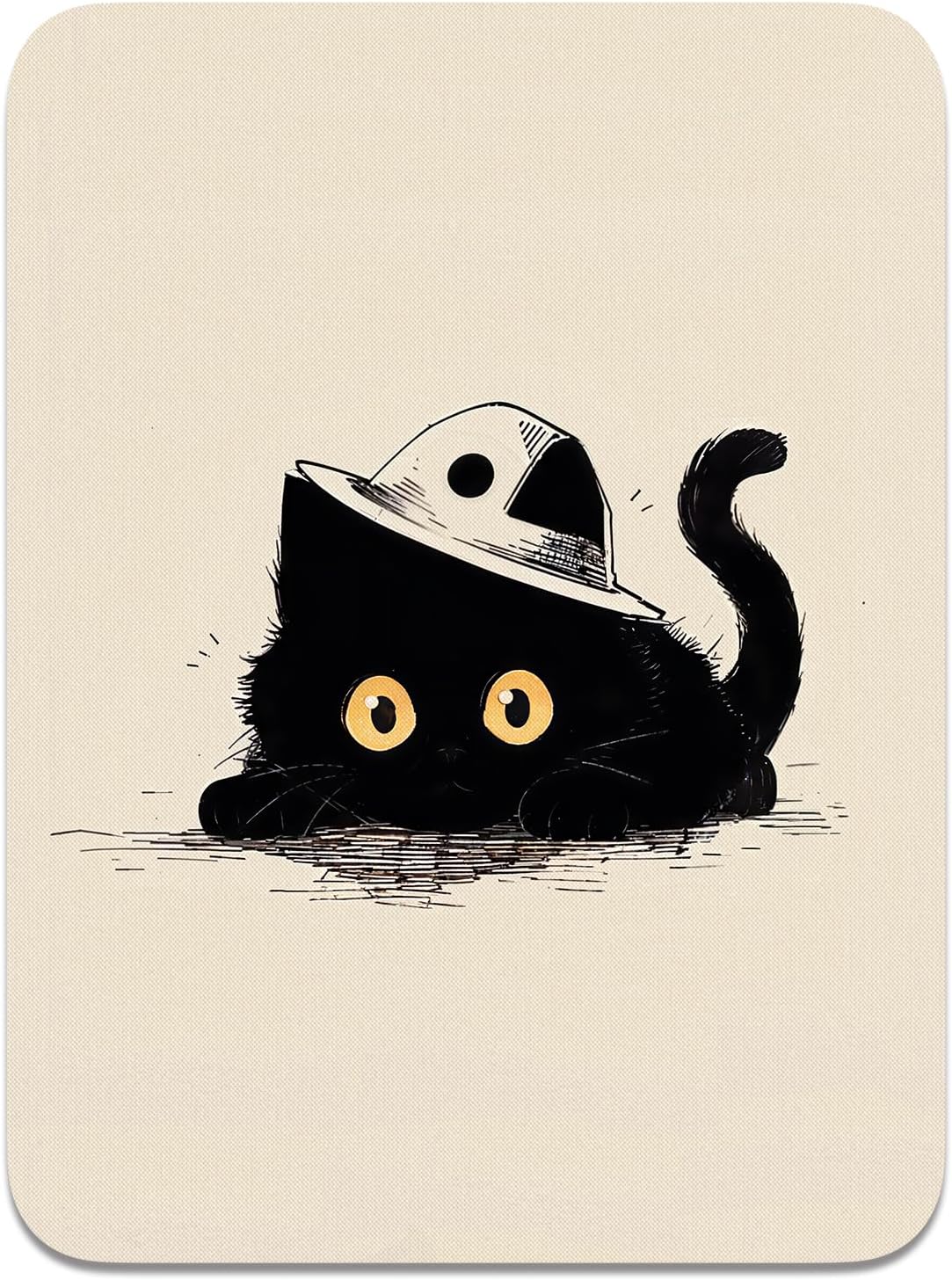 Atufsuat Small Mouse Pad, Mini Mouse Pad 6 x 8 In, Thick Rubber Waterproof Mouse Mat, Cute Mousepad for Women Men Kids Wireless Mouse Mini Laptops Keyboard Tray Home Office Travel, Floral Pink Flowers - Image 17