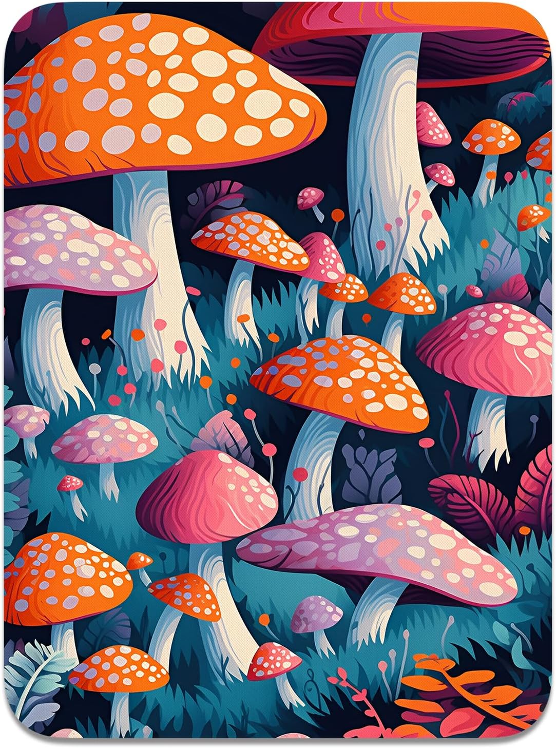 Atufsuat Small Mouse Pad, Mini Mouse Pad 6 x 8 In, Thick Rubber Waterproof Mouse Mat, Cute Mousepad for Women Men Kids Wireless Mouse Mini Laptops Keyboard Tray Home Office Travel, Floral Pink Flowers - Image 28