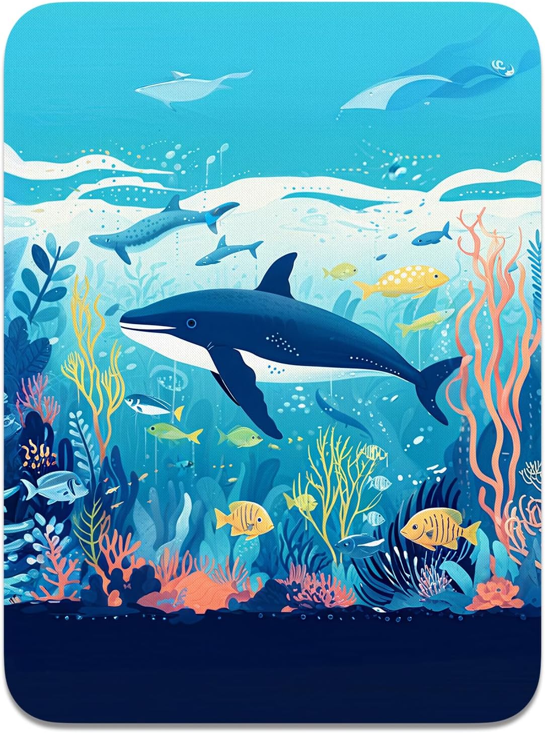 Atufsuat Small Mouse Pad, Mini Mouse Pad 6 x 8 In, Thick Rubber Waterproof Mouse Mat, Cute Mousepad for Women Men Kids Wireless Mouse Mini Laptops Keyboard Tray Home Office Travel, Floral Pink Flowers - Image 14