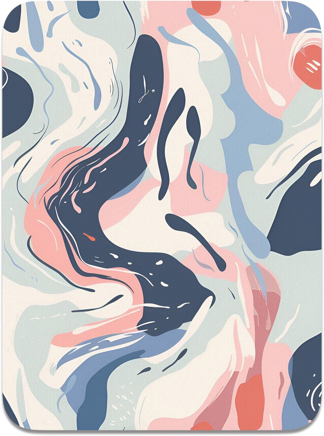 Atufsuat Small Mouse Pad, Mini Mouse Pad 6 x 8 In, Thick Rubber Waterproof Mouse Mat, Cute Mousepad for Women Men Kids Wireless Mouse Mini Laptops Keyboard Tray Home Office Travel, Floral Pink Flowers - Image 52