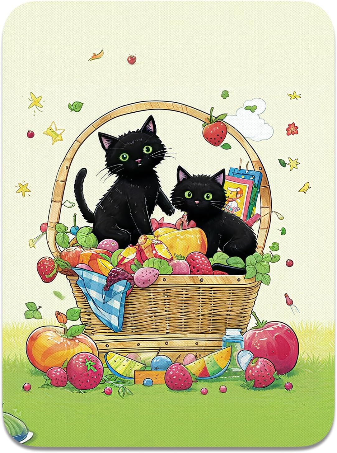 Atufsuat Small Mouse Pad, Mini Mouse Pad 6 x 8 In, Thick Rubber Waterproof Mouse Mat, Cute Mousepad for Women Men Kids Wireless Mouse Mini Laptops Keyboard Tray Home Office Travel, Floral Pink Flowers - Image 30