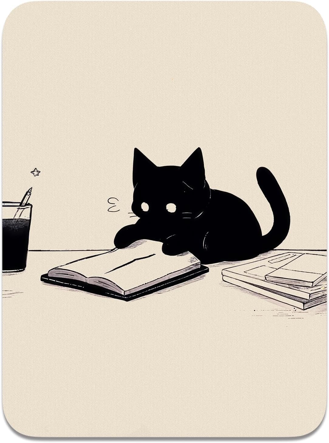 Atufsuat Small Mouse Pad, Mini Mouse Pad 6 x 8 In, Thick Rubber Waterproof Mouse Mat, Cute Mousepad for Women Men Kids Wireless Mouse Mini Laptops Keyboard Tray Home Office Travel, Floral Pink Flowers - Image 53