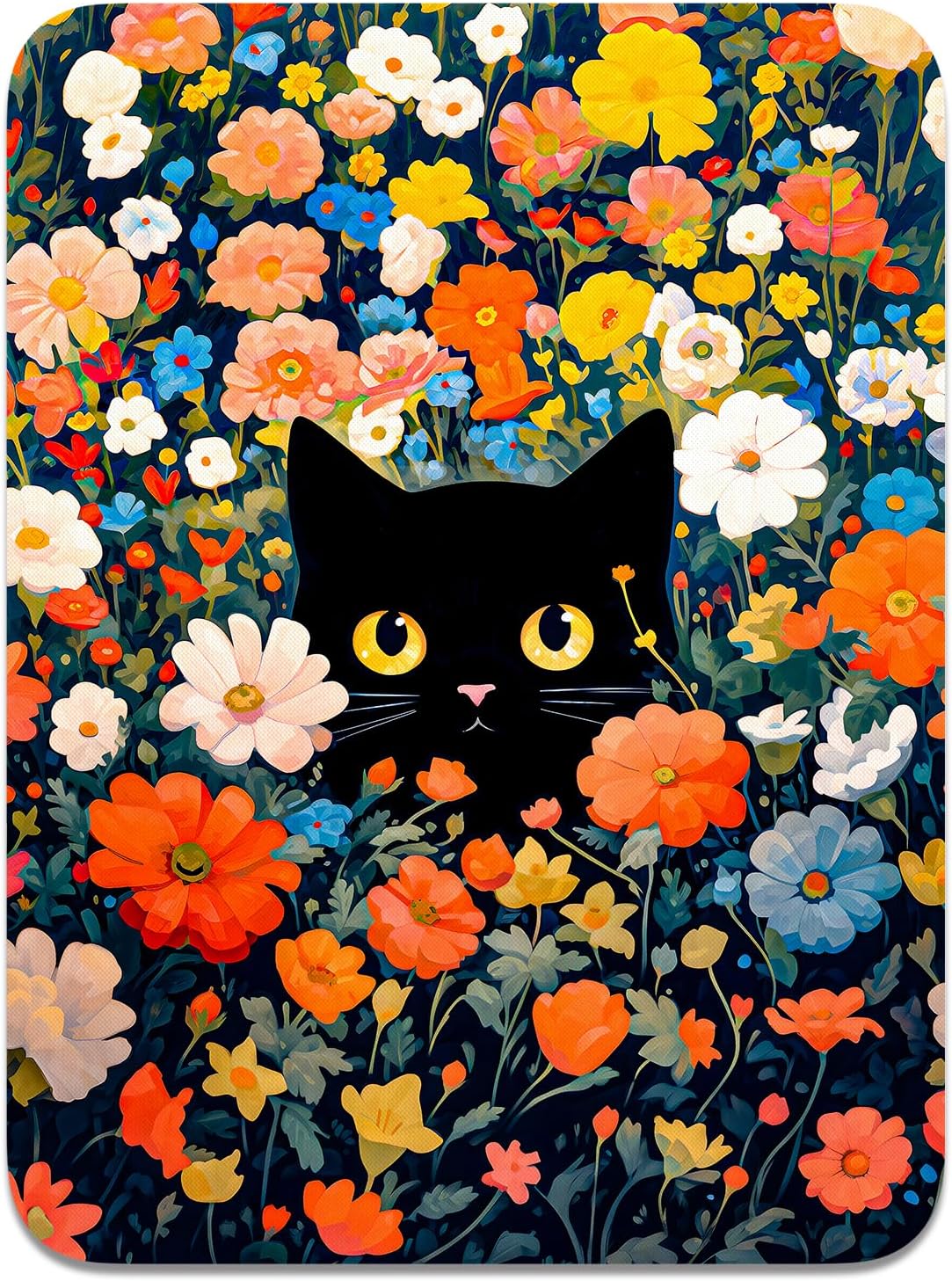 Atufsuat Small Mouse Pad, Mini Mouse Pad 6 x 8 In, Thick Rubber Waterproof Mouse Mat, Cute Mousepad for Women Men Kids Wireless Mouse Mini Laptops Keyboard Tray Home Office Travel, Floral Pink Flowers - Image 16