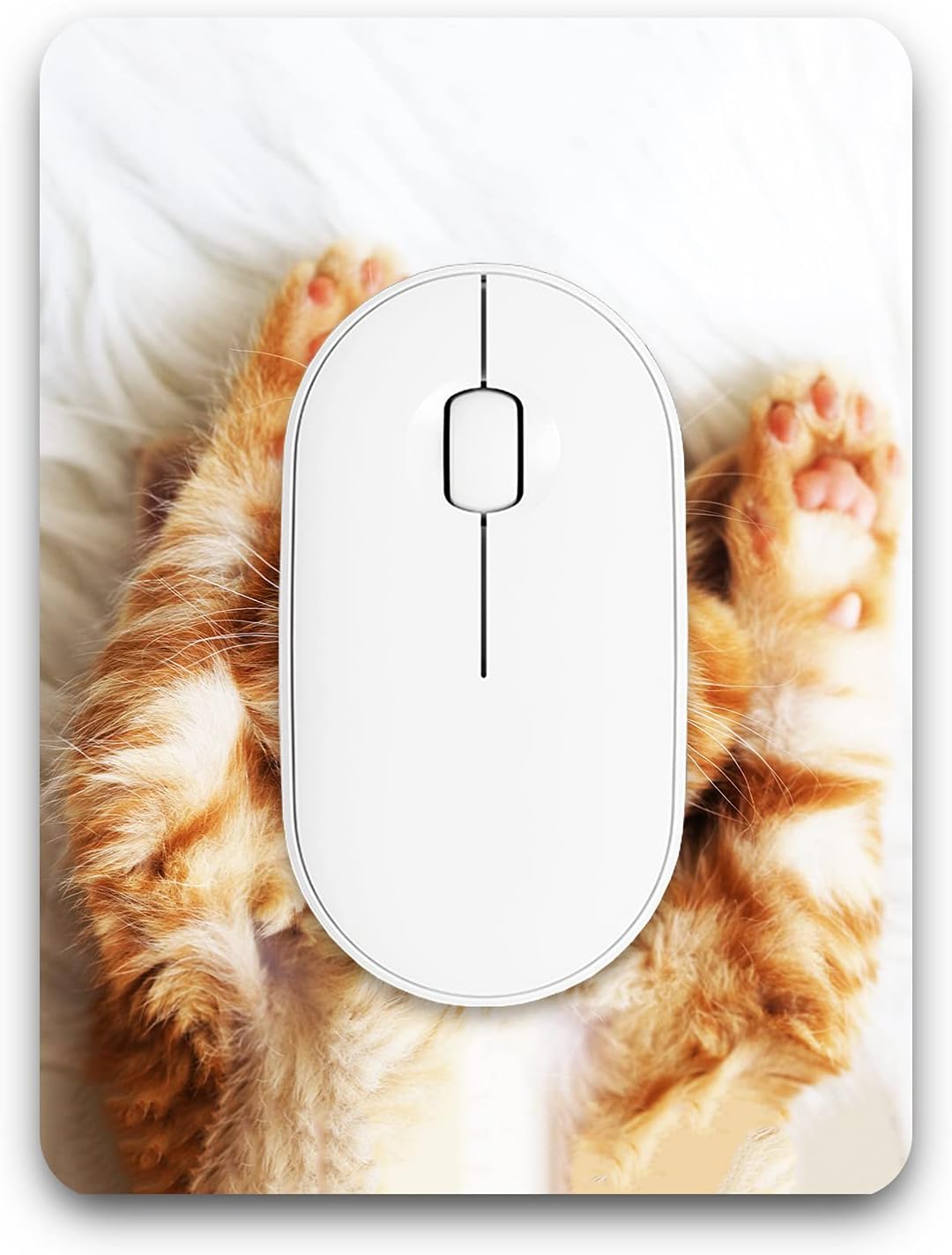 Atufsuat Small Mouse Pad, Mini Mouse Pad 6 x 8 In, Thick Rubber Waterproof Mouse Mat, Cute Mousepad for Women Men Kids Wireless Mouse Mini Laptops Keyboard Tray Home Office Travel, Floral Pink Flowers - Image 21