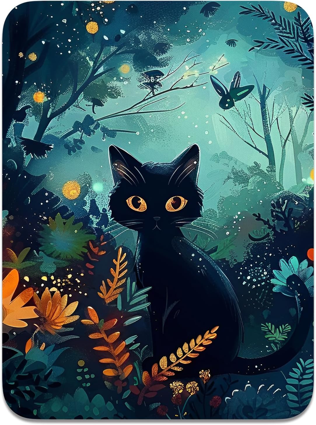 Atufsuat Small Mouse Pad, Mini Mouse Pad 6 x 8 In, Thick Rubber Waterproof Mouse Mat, Cute Mousepad for Women Men Kids Wireless Mouse Mini Laptops Keyboard Tray Home Office Travel, Floral Pink Flowers - Image 24