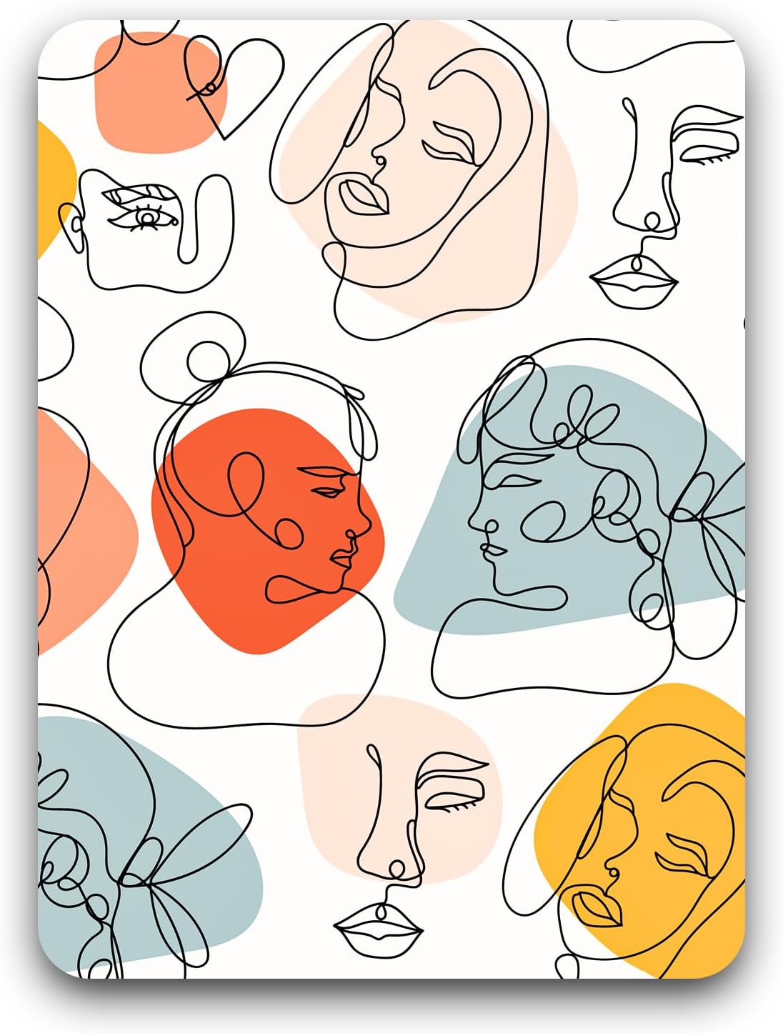 Atufsuat Small Mouse Pad, Mini Mouse Pad 6 x 8 In, Thick Rubber Waterproof Mouse Mat, Cute Mousepad for Women Men Kids Wireless Mouse Mini Laptops Keyboard Tray Home Office Travel, Floral Pink Flowers - Image 20