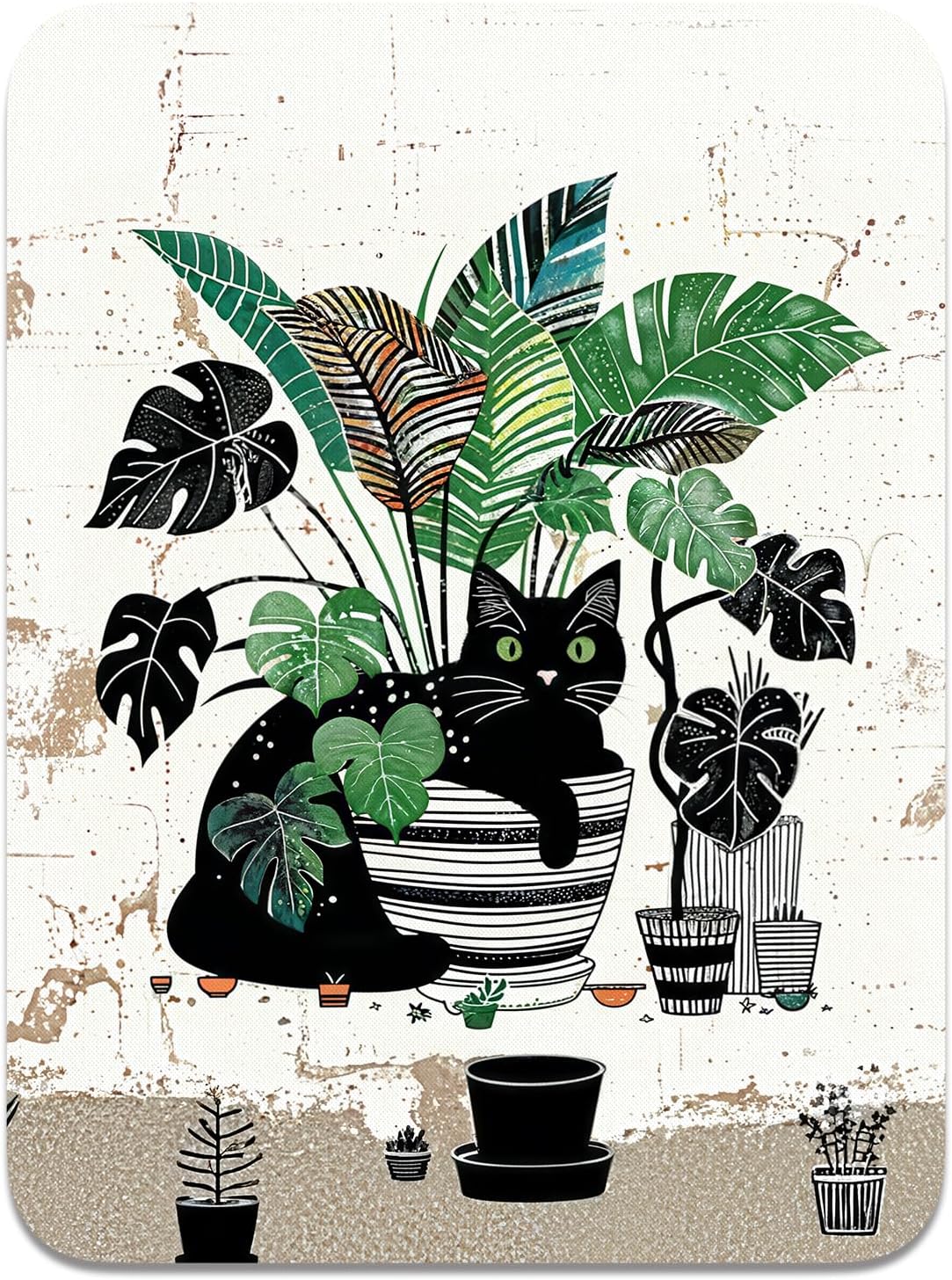 Atufsuat Small Mouse Pad, Mini Mouse Pad 6 x 8 In, Thick Rubber Waterproof Mouse Mat, Cute Mousepad for Women Men Kids Wireless Mouse Mini Laptops Keyboard Tray Home Office Travel, Floral Pink Flowers - Image 49