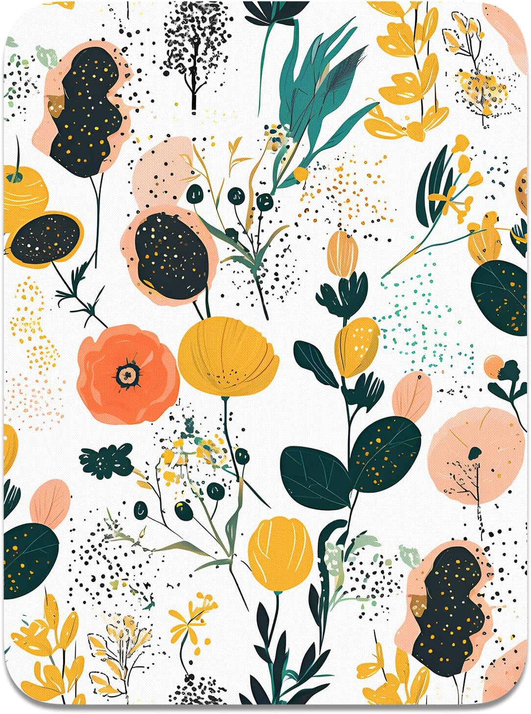 Atufsuat Small Mouse Pad, Mini Mouse Pad 6 x 8 In, Thick Rubber Waterproof Mouse Mat, Cute Mousepad for Women Men Kids Wireless Mouse Mini Laptops Keyboard Tray Home Office Travel, Floral Pink Flowers - Image 48