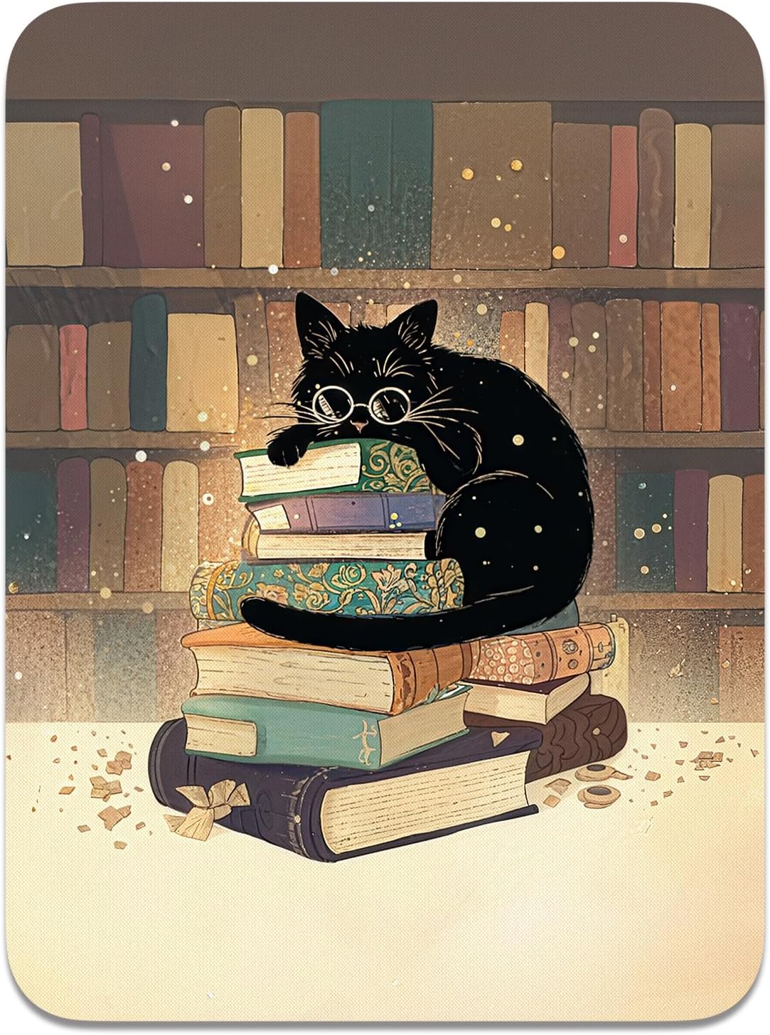 Atufsuat Small Mouse Pad, Mini Mouse Pad 6 x 8 In, Thick Rubber Waterproof Mouse Mat, Cute Mousepad for Women Men Kids Wireless Mouse Mini Laptops Keyboard Tray Home Office Travel, Floral Pink Flowers - Image 7