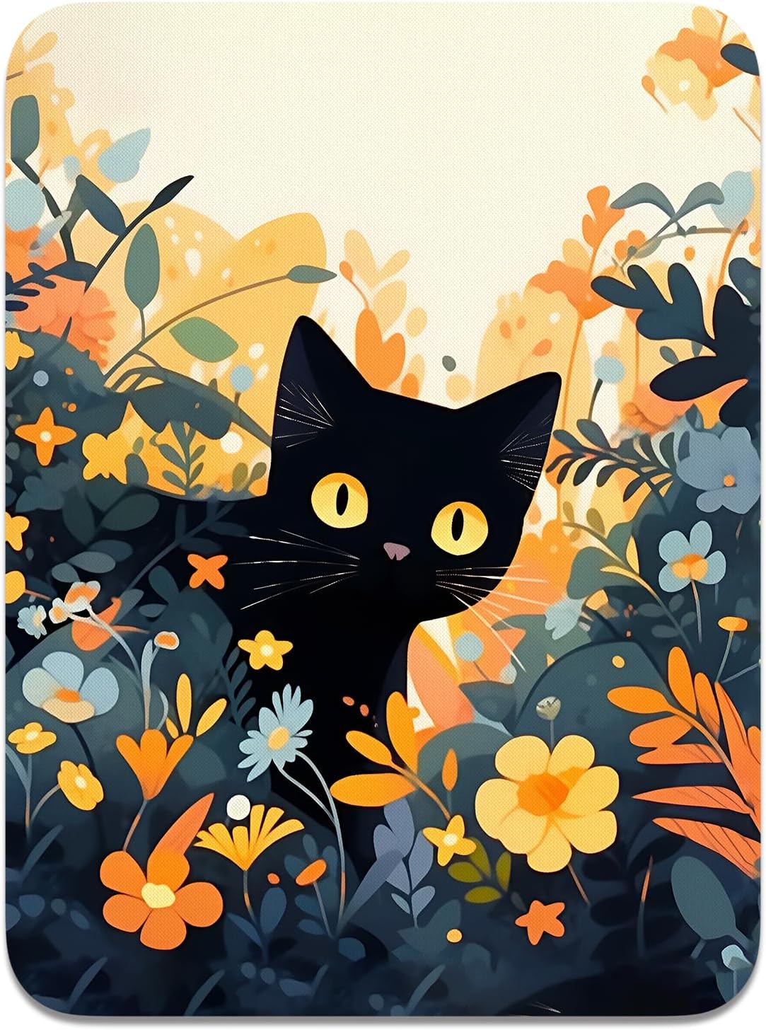 Atufsuat Small Mouse Pad, Mini Mouse Pad 6 x 8 In, Thick Rubber Waterproof Mouse Mat, Cute Mousepad for Women Men Kids Wireless Mouse Mini Laptops Keyboard Tray Home Office Travel, Floral Pink Flowers - Image 26