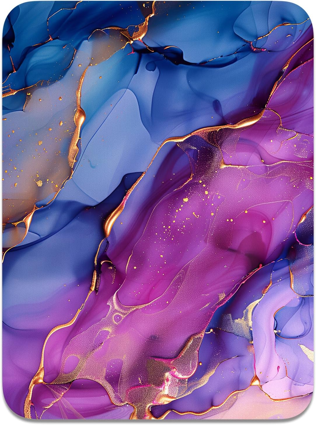 Atufsuat Small Mouse Pad, Mini Mouse Pad 6 x 8 In, Thick Rubber Waterproof Mouse Mat, Cute Mousepad for Women Men Kids Wireless Mouse Mini Laptops Keyboard Tray Home Office Travel, Floral Pink Flowers - Image 6