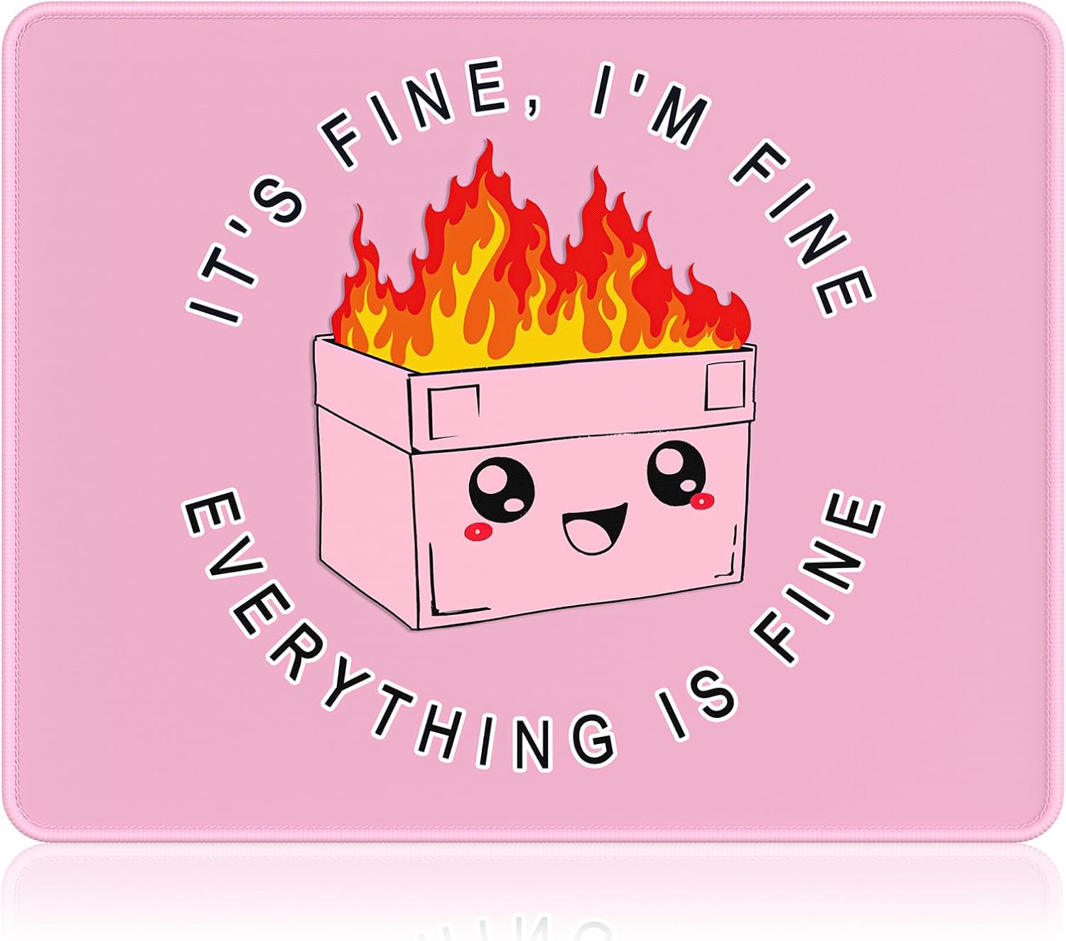 Auhoahsil Mouse Pad, 12 x 10 in Summer Beach Theme Computer Mouse Pad for Desk, Premium-Textured Non-Slip Rubber Stitched Edges Waterproof Square Gaming Mouse Mat for Gaming Work Wireless Mice, Blue - Image 27