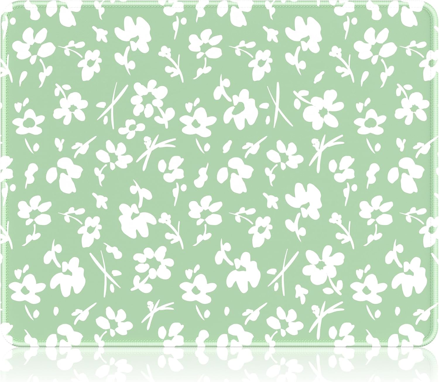 Auhoahsil Mouse Pad, 12 x 10 in Summer Beach Theme Computer Mouse Pad for Desk, Premium-Textured Non-Slip Rubber Stitched Edges Waterproof Square Gaming Mouse Mat for Gaming Work Wireless Mice, Blue - Image 20