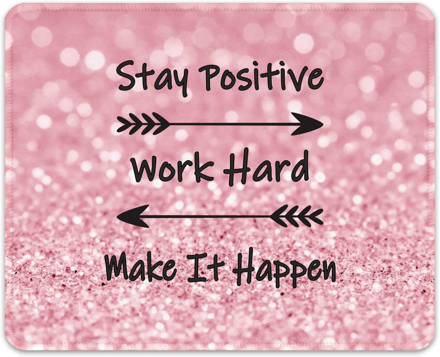 Auhoahsil Mouse Pad, 12 x 10 in Summer Beach Theme Computer Mouse Pad for Desk, Premium-Textured Non-Slip Rubber Stitched Edges Waterproof Square Gaming Mouse Mat for Gaming Work Wireless Mice, Blue - Image 13