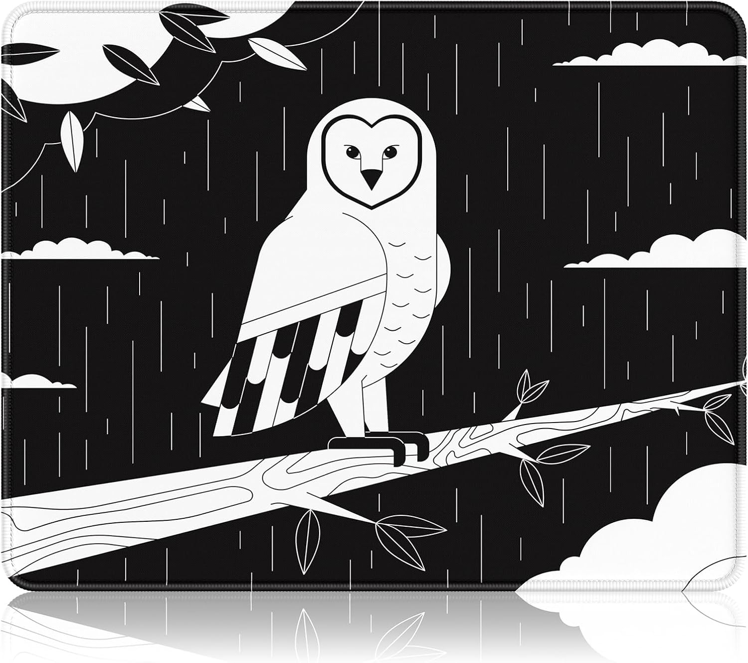 Auhoahsil Mouse Pad, 12 x 10 in Summer Beach Theme Computer Mouse Pad for Desk, Premium-Textured Non-Slip Rubber Stitched Edges Waterproof Square Gaming Mouse Mat for Gaming Work Wireless Mice, Blue - Image 31