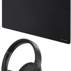 Black Shark Gaming Mouse Pad Desk Mat 47.2” x 23.6 Bluetooth Active Noise Cancelling Headphones Wireless