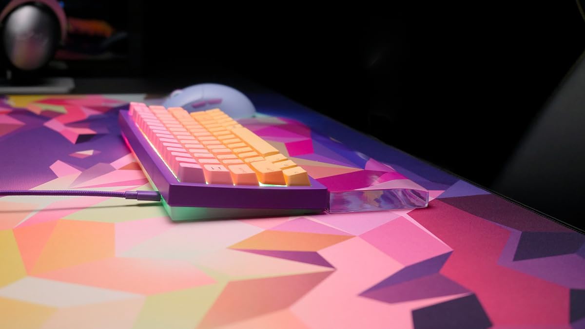 CHERRY XTRFY GP5, XL Gaming Mouse Pad (920 x 400 x 3 mm), High-Speed Cloth Surface for Precision, Stitched Edges, Non-Slip, Machine Washable, Litus Pink - Image 7