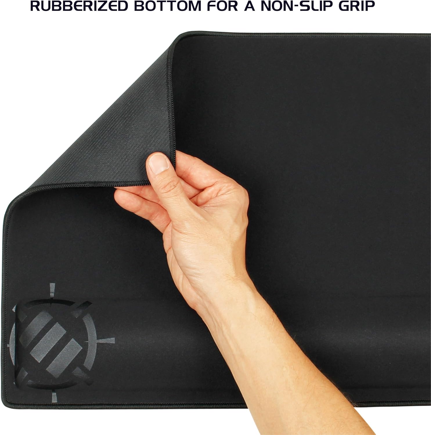 ENHANCE XXL Large Mouse Pad for Desk with 2XL Ergonomic Memory Foam Wrist Rest Support (31.5 x 13.78 x 1 inches) - Desk Pad with Anti-Fray Stitching & Soft Cushion Mat Surface, Designed in The U.S. - Image 7