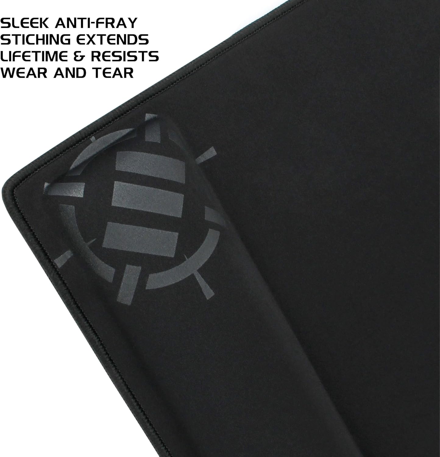 ENHANCE XXL Large Mouse Pad for Desk with 2XL Ergonomic Memory Foam Wrist Rest Support (31.5 x 13.78 x 1 inches) - Desk Pad with Anti-Fray Stitching & Soft Cushion Mat Surface, Designed in The U.S. - Image 9