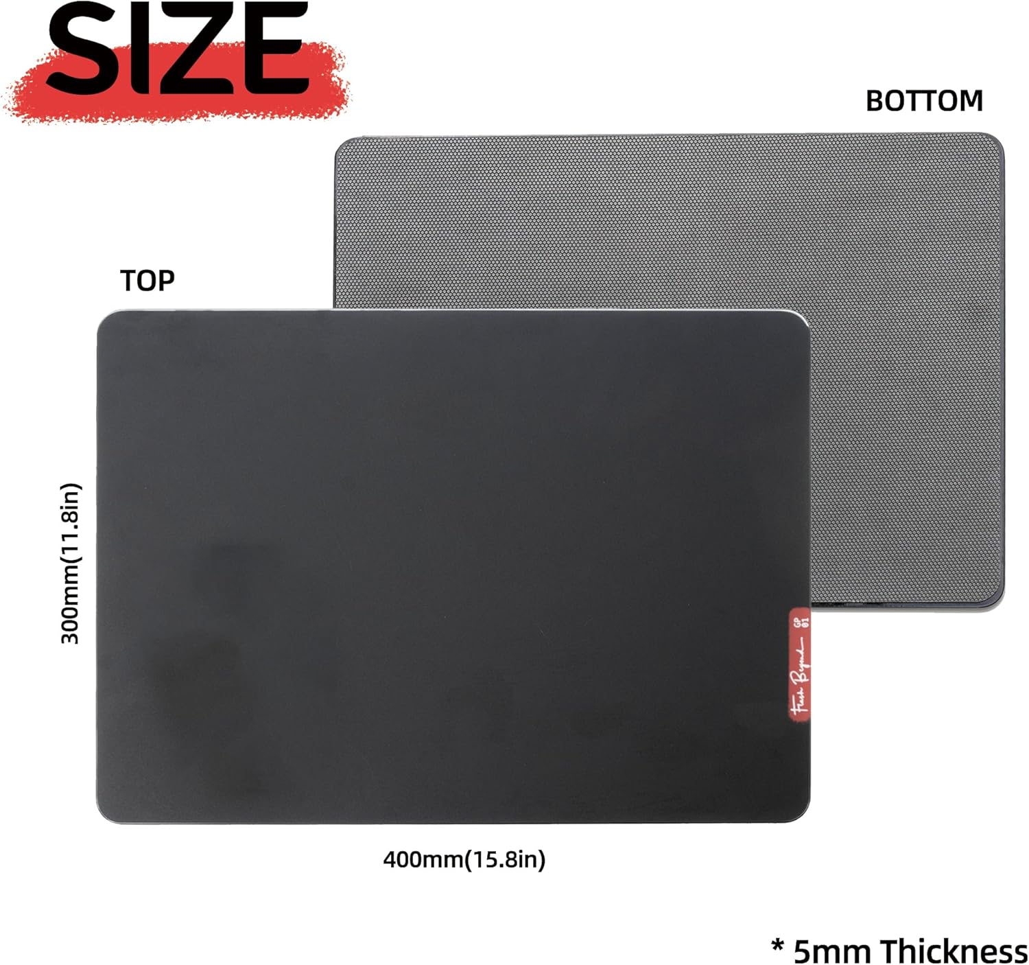 Flash Beyond Glass Gaming Mouse Pad | Ultra-Smooth Precision Surface with Non-Slip Base | Includes Cooling Wrist Sleeve & Extra Skated | Black, 15.7\u201D × 11.8\u201D - Image 7
