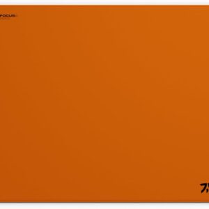 Fnatic MAX FOCUS3 L Pro Gaming Mouse Pad, Sunrise Orange Smooth Cloth Control Surface, Water Resistant Coating, with Non-Slip PORON Foam Base & Micro-Knit Stitched Edges (Size 18.9" x 15.85" x 0.24")
