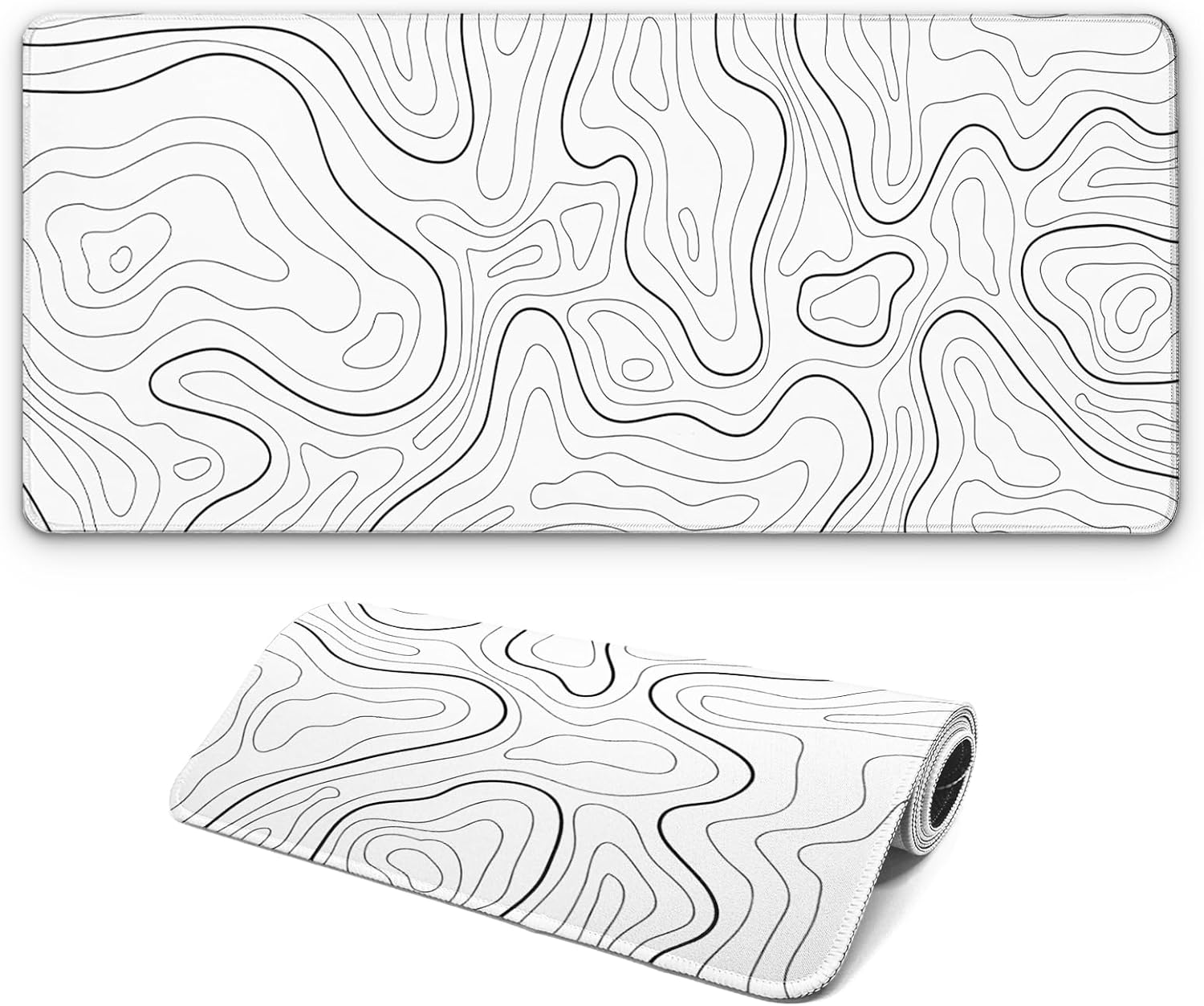 FTSYAD Large Computer Mouse Pad with Non-Slip Base for Desktop, Cute Gaming Mouse Mat with Stitched Edges, Long Extended Anime Mousepad for Laptop, 31.5 x 11.8 inches (Pink Cherry Blossoms) - Image 18