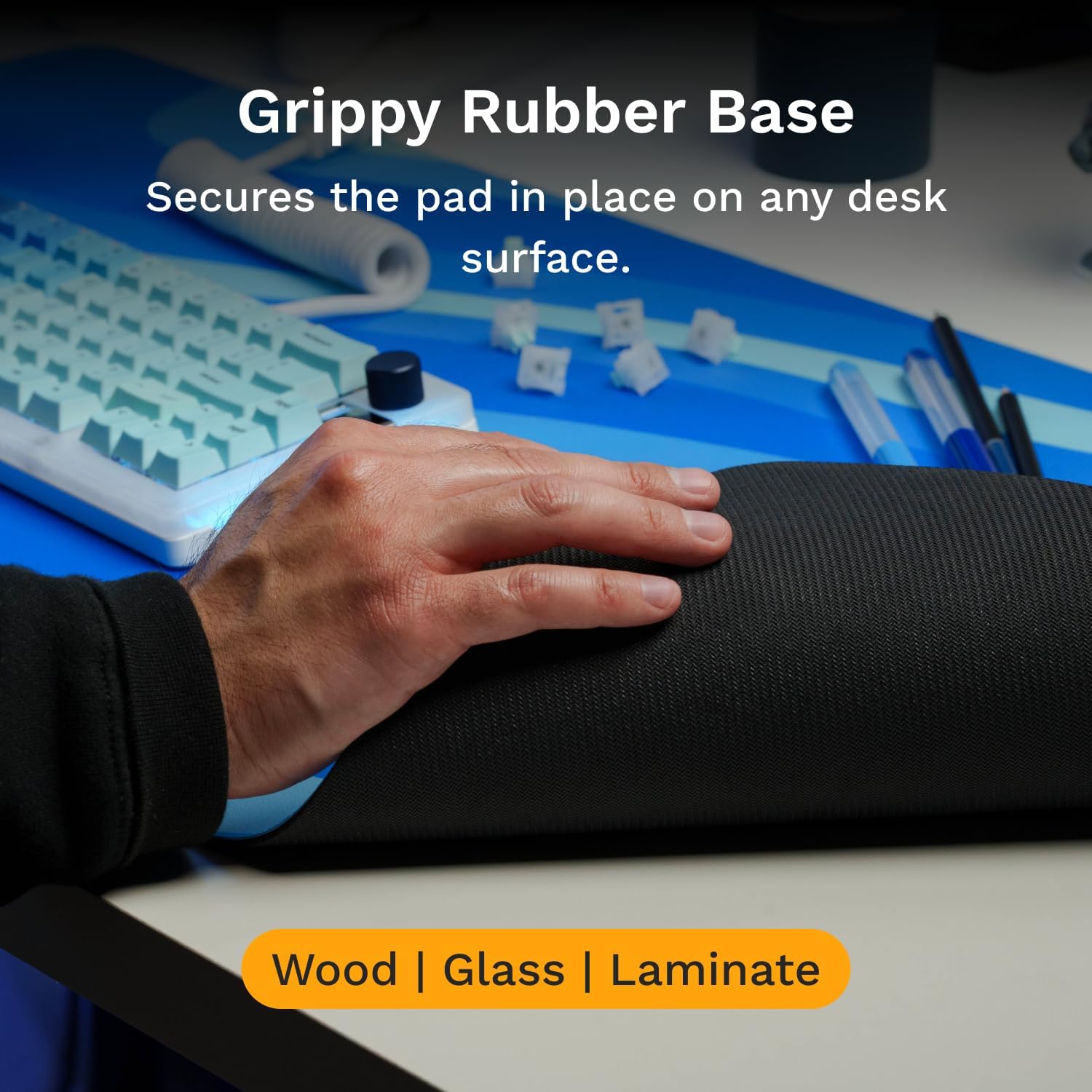 Glorious Gaming Mouse Pad GMP 2 - Ocean - XXL - Spill-Proof Mouse Pad, Optimised for Gaming Sensors, Balanced Surface for Speed & Control, Anti-fray Edges - 915mm x 460mm x 3mm - 2XL Desk Mat - Image 5