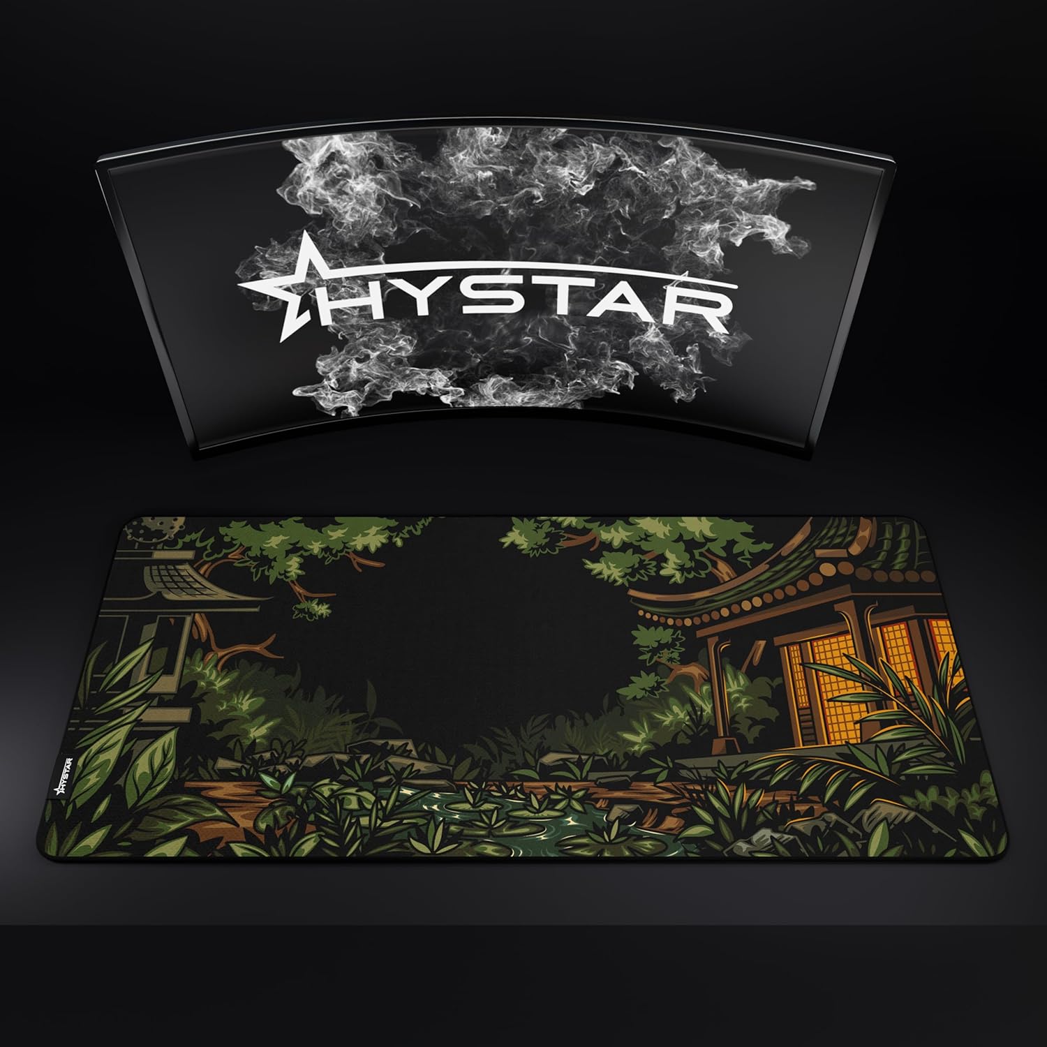 Hystar® Extended Gaming Mouse Pad | 5mm Thick, Waterproof Surface, Smooth Polyester Fabric, and Natural Rubber Base | Midori (XXXL 45" x 20") - Image 6