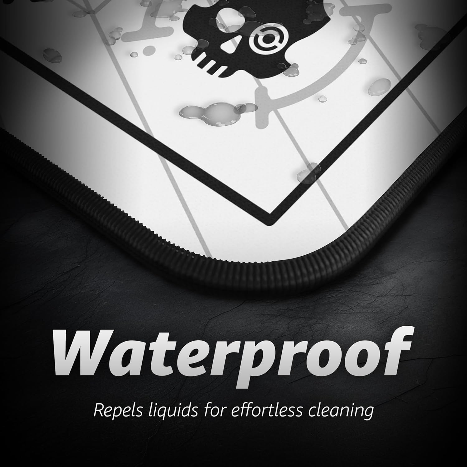 Hystar® Extended Gaming Mouse Pad | XXXL 45" x 20" | 5mm Thick, Waterproof Surface, Smooth Polyester Fabric, and Natural Rubber Base | Mainframe (Light) - Image 4