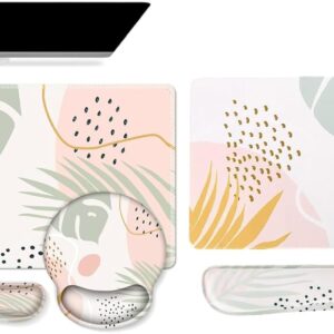 iCasso Extended Gaming Mouse Pad, Desk Mat, XXL Large Stable Rubber Base Mousepad with Stitched Edges, Keyboard Mouse Mat Desk Pad for Work, Game, Office, Home…