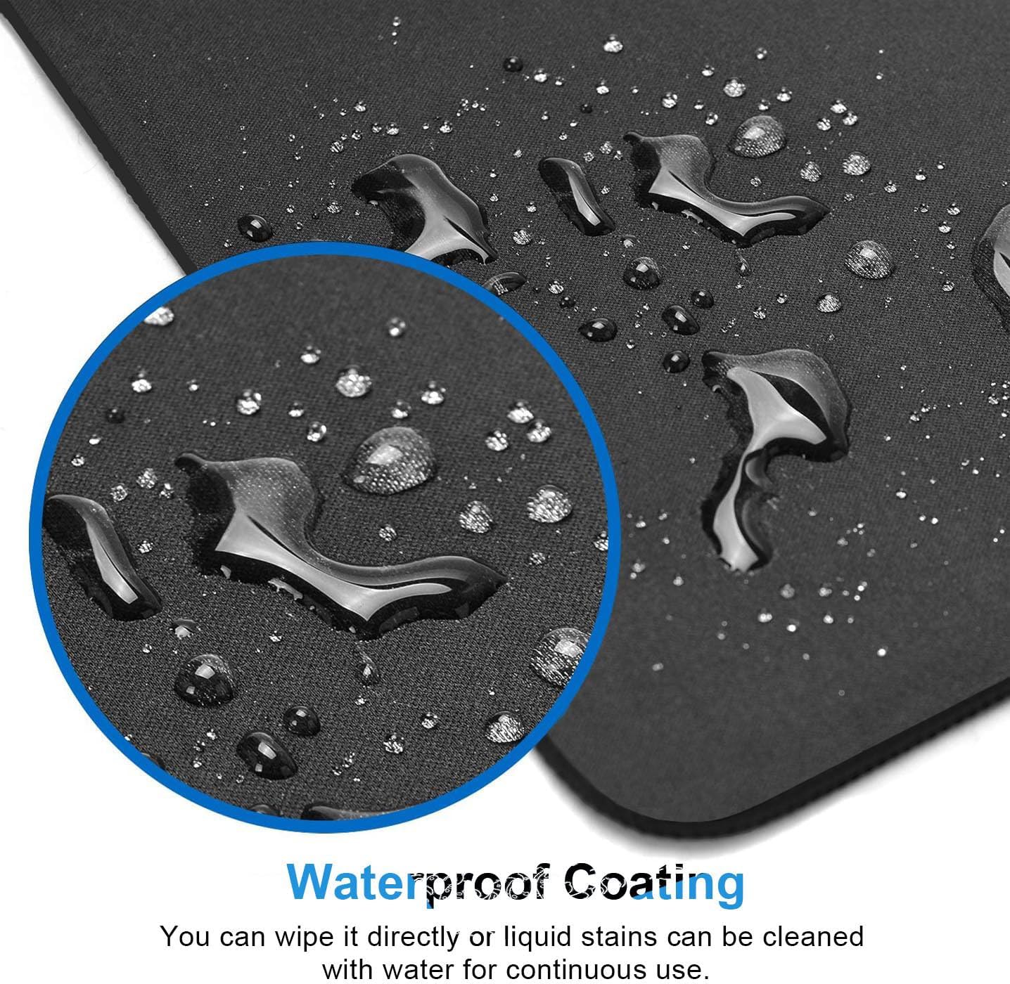 IMAYONDIA Japanese Great Wave Mouse Pad, Black Anime Gaming Mouse Pad, Kanagawa Mousepad, Non-Slip Rubber Base Computer Mice Pad for School Home Office, 9.5 x 7.9 Inch - Image 5