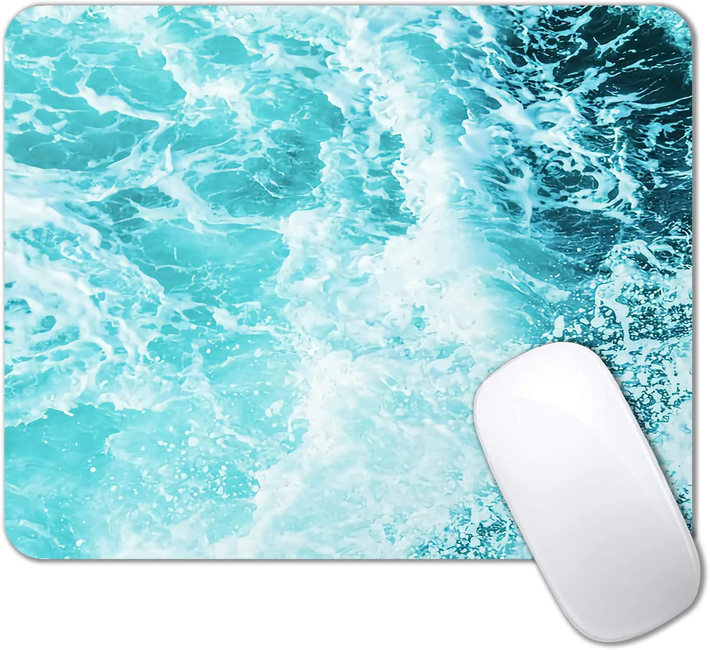 IMAYONDIA Japanese Great Wave Mouse Pad, Black Anime Gaming Mouse Pad, Kanagawa Mousepad, Non-Slip Rubber Base Computer Mice Pad for School Home Office, 9.5 x 7.9 Inch - Image 11