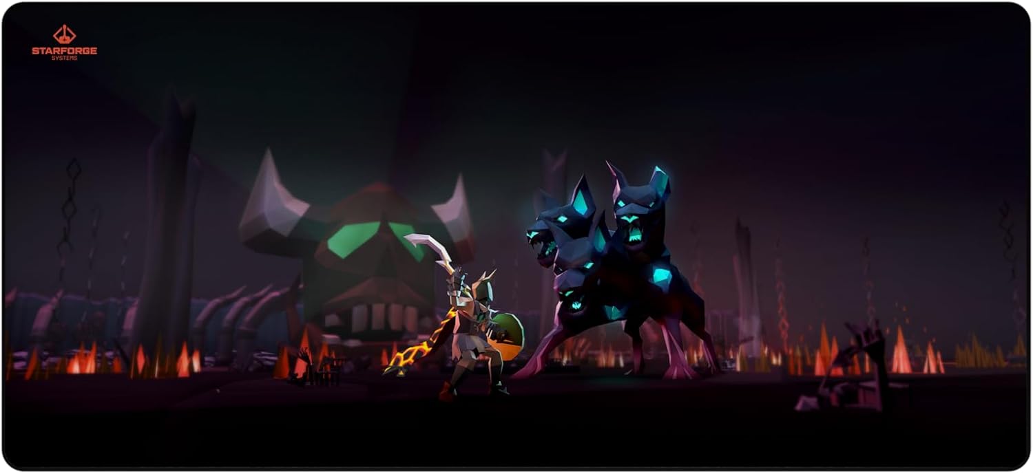 Just Chillin - Old School RuneScape Gaming Desk Mat \u2013 Large Extended Mouse & Keyboard Pad - Image 8