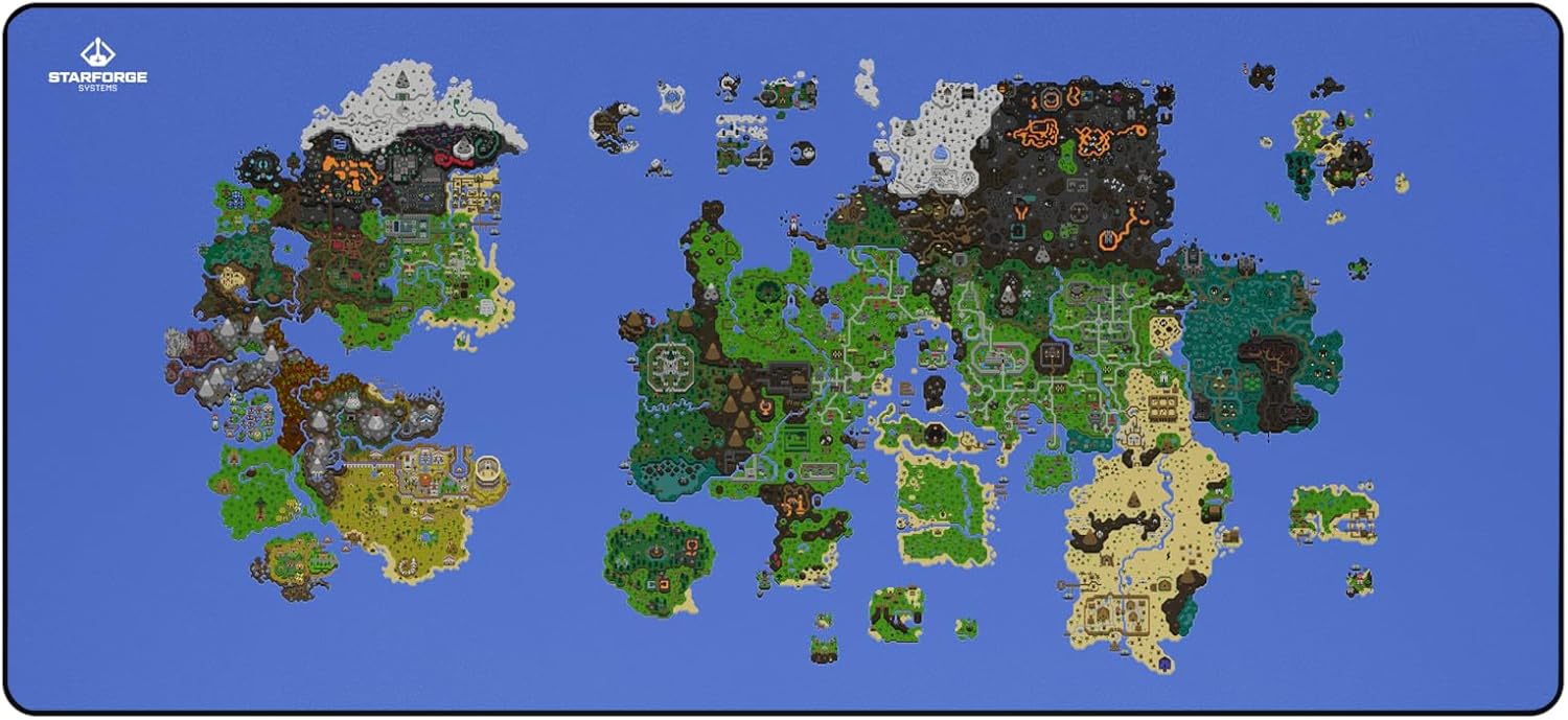 Just Chillin - Old School RuneScape Gaming Desk Mat \u2013 Large Extended Mouse & Keyboard Pad - Image 10