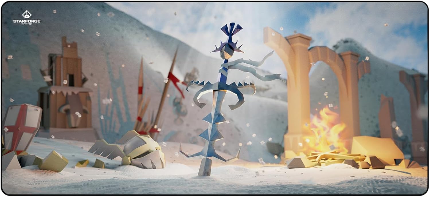 Just Chillin - Old School RuneScape Gaming Desk Mat \u2013 Large Extended Mouse & Keyboard Pad - Image 6