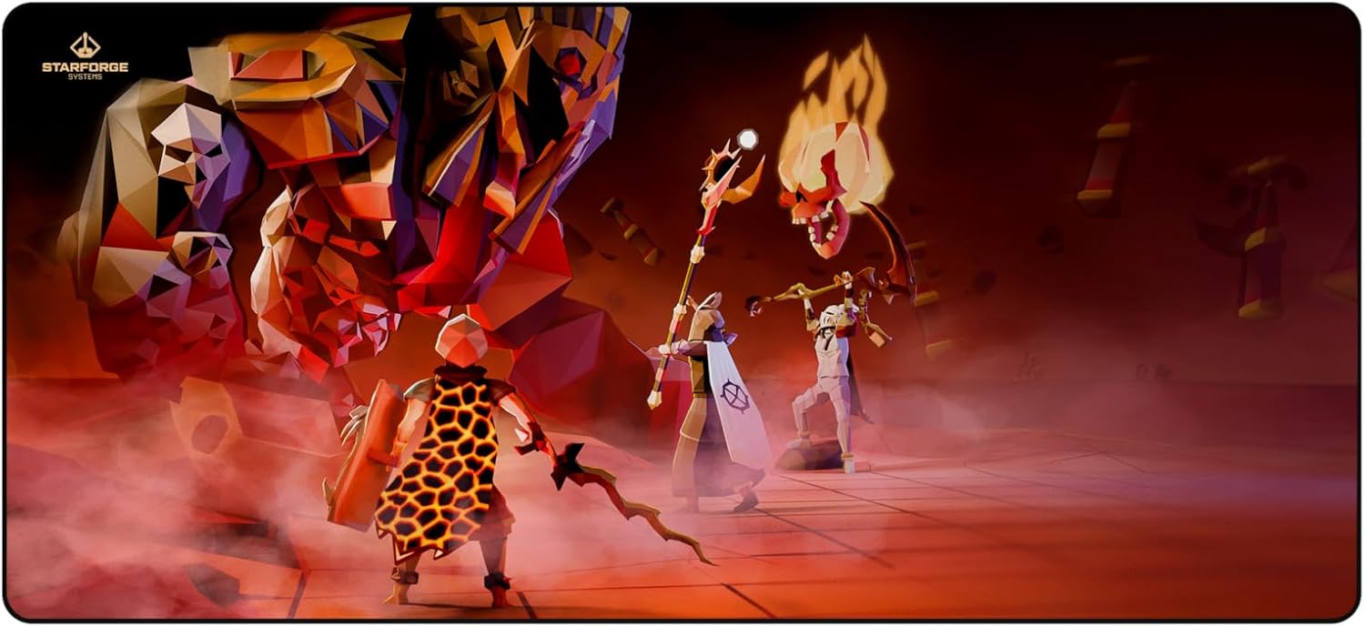 Just Chillin - Old School RuneScape Gaming Desk Mat \u2013 Large Extended Mouse & Keyboard Pad - Image 9