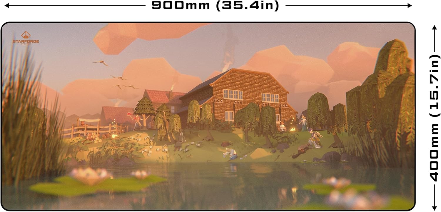 Just Chillin - Old School RuneScape Gaming Desk Mat \u2013 Large Extended Mouse & Keyboard Pad - Image 3