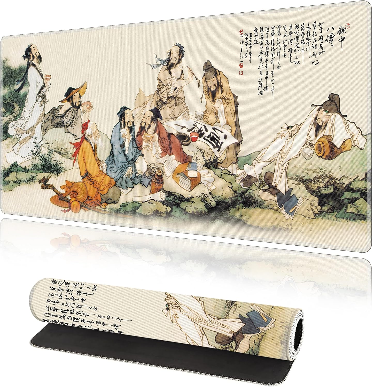 LL-COEUR Extended Non-Slip Mousepad Large Gaming Mouse Mat Long Table Desk Pad 1000 x 500 x 3 mm (Multi) - Image 12