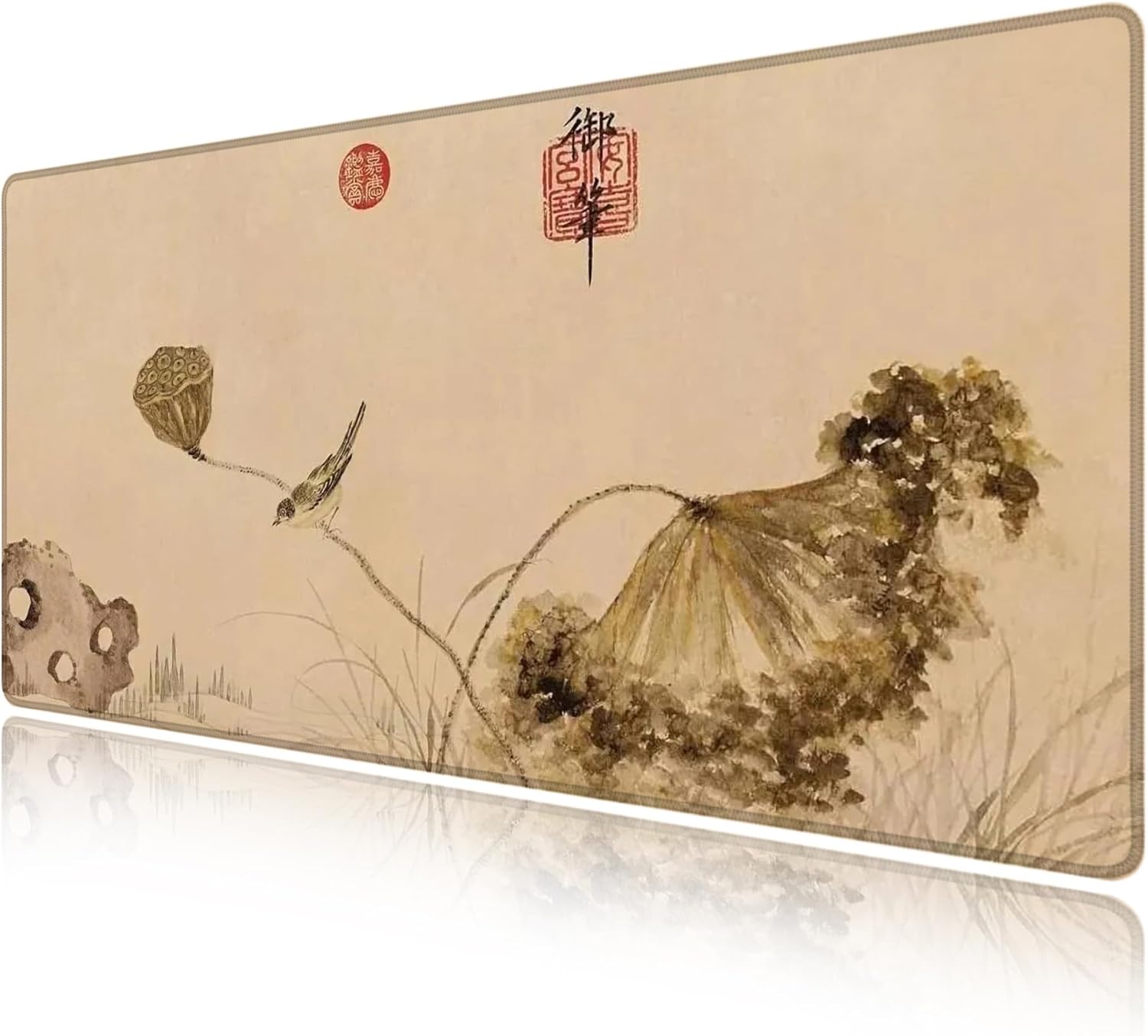 LL-COEUR Extended Non-Slip Mousepad Large Gaming Mouse Mat Long Table Desk Pad 1000 x 500 x 3 mm (Multi)