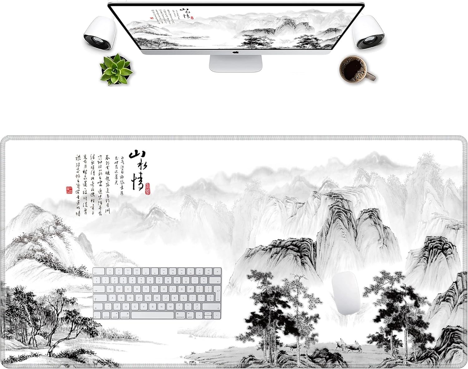 LL-COEUR Extended Non-Slip Mousepad Large Gaming Mouse Mat Long Table Desk Pad 1200 x 600 x 3 mm (Landscape) - Image 8