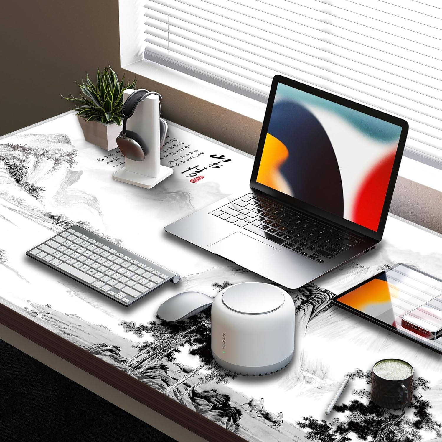 LL-COEUR Extended Non-Slip Mousepad Large Gaming Mouse Mat Long Table Desk Pad 1200 x 600 x 3 mm (Landscape) - Image 2