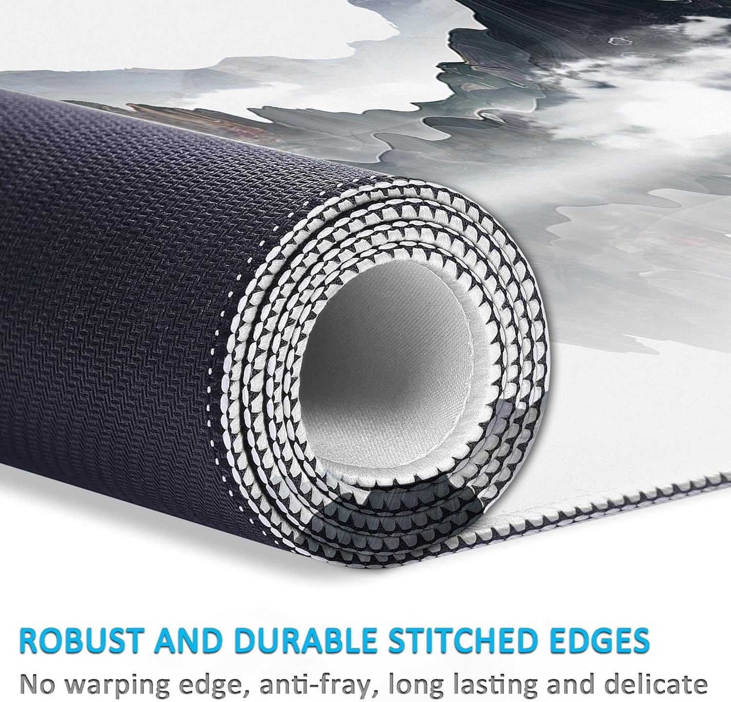 LL-COEUR Landscape Extended Mousepad 47.2x19.6x0.12inch Waterproof Keyboard Mouse Mat with Anti-Slip Rubber Base Long Desk Pad for Gamer Office Home - Image 7