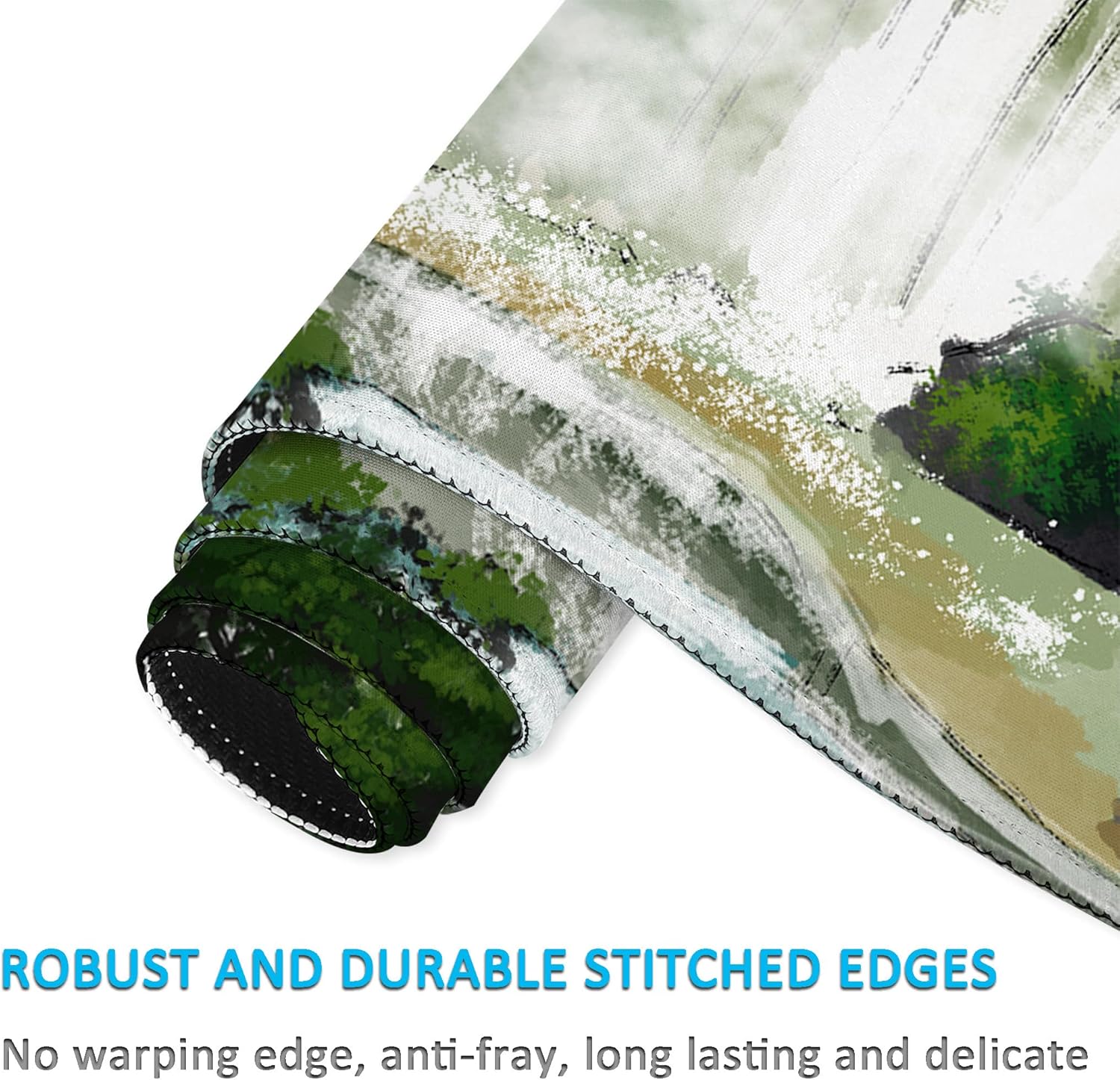 LL-COEUR Landscape Extended Mousepad 55.1"x23.6"x0.12" Waterproof Keyboard Mouse Mat with Anti-Slip Rubber Base Long Desk Pad for Gamer Office Home L - Image 6